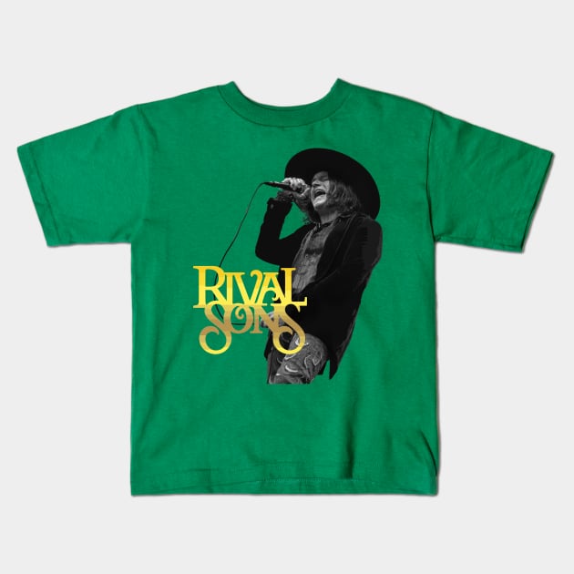 Rival Sons - Retro Style Art Kids T-Shirt by Pugahanjar